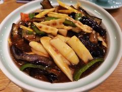 鱼香茄子-去茶去餐厅(中央大街店)