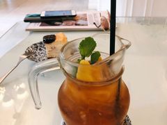 peach&nbsp;tea-Fern Forest Cafe