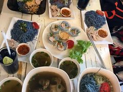 -蝶豆花蓝面条
