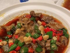 烂蒜烩肥肠-老浒记烤鸭-北京菜(琉璃厂店)