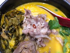 硬酸汤雪花肥牛面-和府捞面(方庄店)