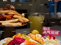 草莓果酱pancake松饼-春树下·树屋花房西餐厅(罍街AS1980店)