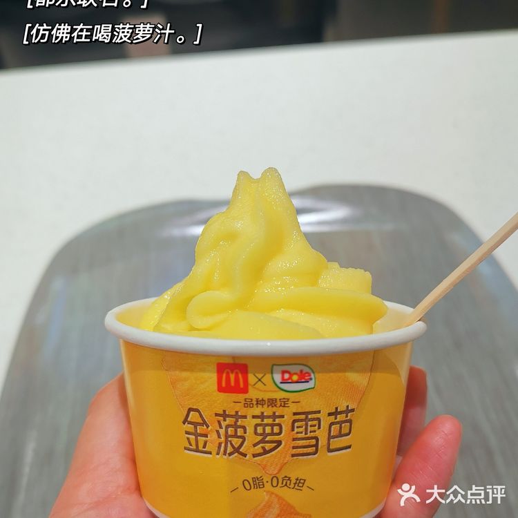 被麦当劳承包的夏天 | 心冻角&菠萝雪芭