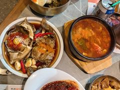-草家酱蟹炭火烤肉店(珲春南路一店)