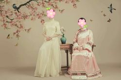 -时光纪亲子全家福照相馆(静安店母女写真父母纪念照)