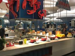 自助取餐区-帝企鹅自助餐厅•儿童岛•真企鹅(长隆企鹅酒店)