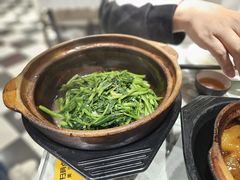 虾酱啫啫空心菜-熠盛粤味(永康路店)