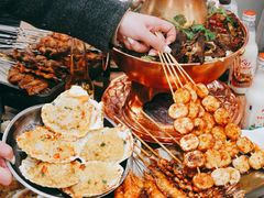 烤年糕-宝记烧烤·碳锅羊肉·羊蝎子火锅·夜食社(文体路创始店)