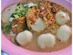 鱼蛋干细米粉-榮泰米粉湯(Left Shop)