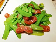 荷兰豆香肠-绿茶餐厅(西单老佛爷店)