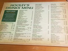 菜单-Hooley's活利仕西餐厅(珠江新城店)