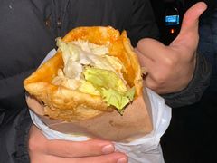 -小红车炸蛋葱油饼