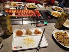 现穿羊肉串-丰茂烤串(钦州北路店)