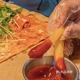 1米长的手工披萨，四种口味一次满足！！