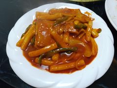 鱼饼炒年糕-桃园中华料理炸酱面(燕儿岛路店)