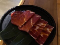 调味猪五花-九田家黑牛烤肉料理(中北镇店)
