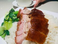 叉烧烧鸭双拼饭-香港新发烧腊茶餐厅(书城店)