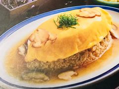 鸡肉芝士扣蛋定食-味太助·银饭食堂(中华城店)