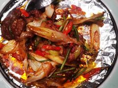 大葱炒羊肉-宴昆山·私房菜(春晖店)