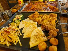 黄金芝士炸鸡-包装马车·韩国料理·포장마차