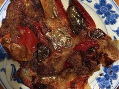 泡椒煎糍粑-美庐美食