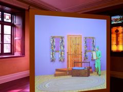 -Nathalie Djurberg与Hans Berg“牛皮纸包裹的月亮”-Prada荣宅当季展览