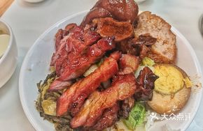 Pork Trotter and Char Siu Rice Combo