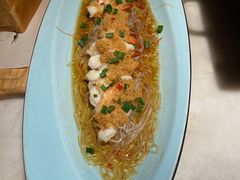 金银蒜蒸凤尾虾-绿茶餐厅(千岛湖银泰城店)