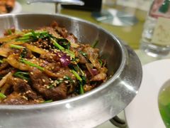 小炒黄牛肉-黄家饺子东北特色菜馆(湖滨商业街店)
