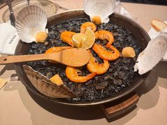 墨鱼汁海鲜饭-Carmen卡门西班牙餐厅