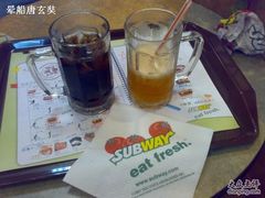 漂亮的餐巾纸-赛百味SUBWAY(地王广场店)