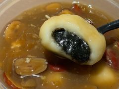 黑芝麻豆沙双拼-罗子龙罗家桂花汤圆(曹都巷店)