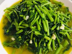 青炒空心菜-茅山风味馆