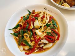 火腿炒农家豆腐皮-辣公子·千岛湖私房菜(滨江店)