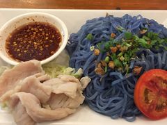 -蝶豆花蓝面条