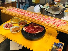 一米长盘牛五花-犟牛家·榴莲烤肉(五棵松店)