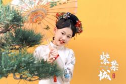 -后宫·古装汉服京剧儿童亲子全家福摄影