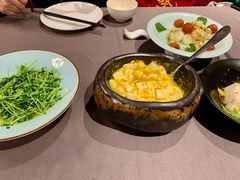鸡油豆苗-羲和雅苑•北京烤鸭(平安国际金融中心店)
