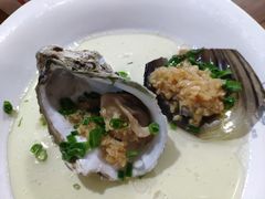 海胆蒸蛋换成带子生蚝-这片海·海景餐厅(博鳌店)