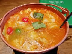 版纳野果酸汤鱼-云海肴·汽锅鸡·云南菜(天山百盛优客店)