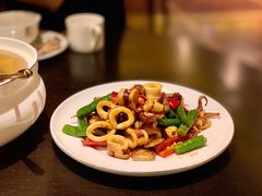 五花肉辣炒大笔管-甄御•海鲜新青岛菜(麦岛店)