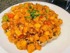 土豆茄子扒莜面-三道菜(明堂公园店)