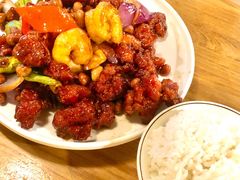 椒香虾仁爆鸡球-陈傻子餐厅(世纪都会店)