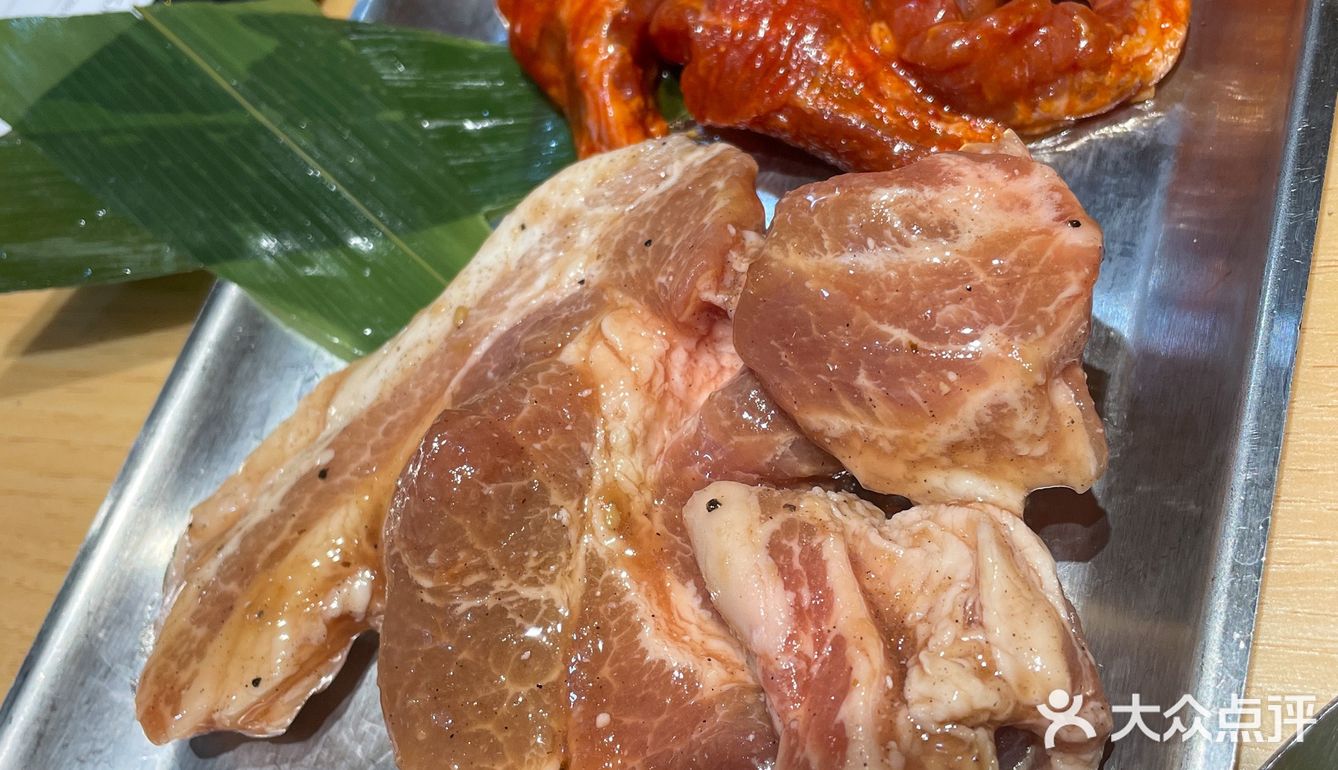 分量超大的韩式烤肉，味道也🉑