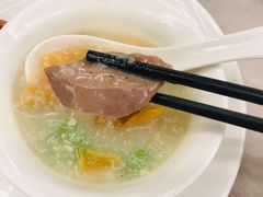 菜心粒拆鱼猪肝粥-香云轩·顺德菜(香云纱园林酒店店)