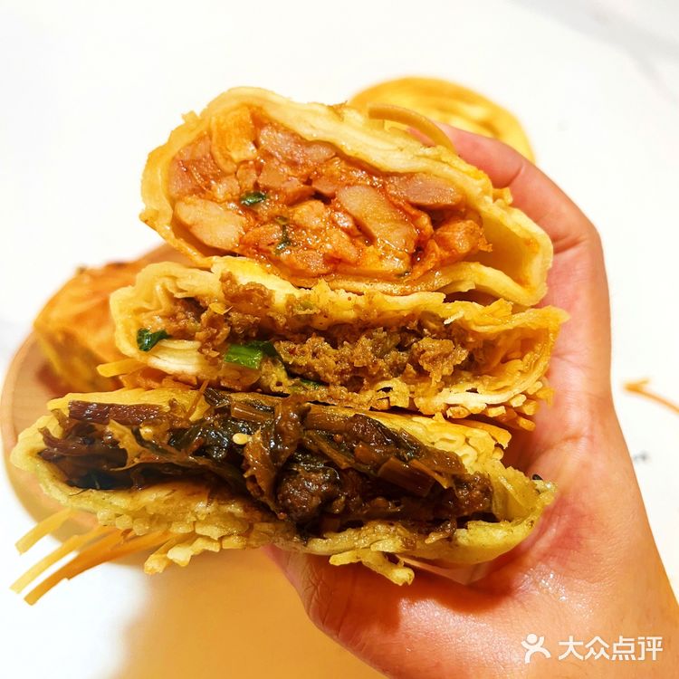 只要💰6r❗罗村也有爆汁的金丝牛肉饼了~