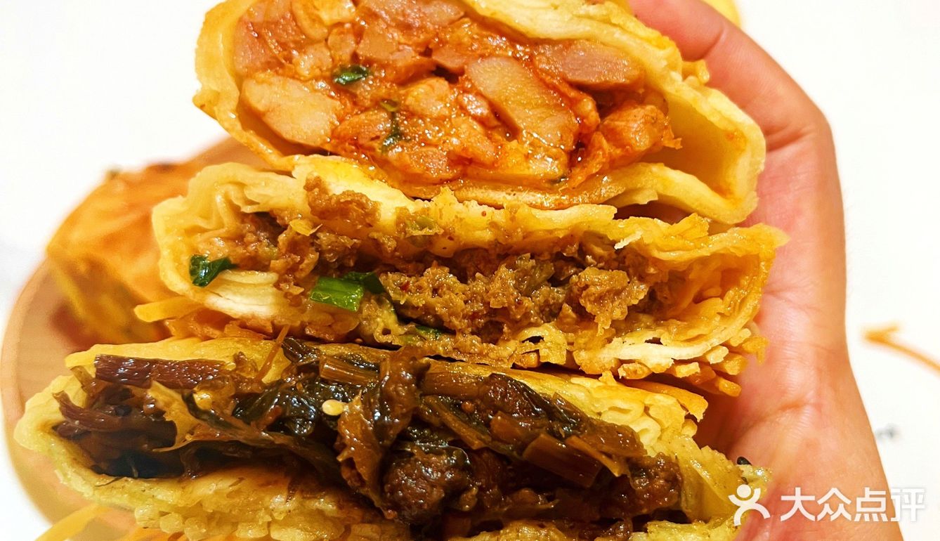 只要💰6r❗罗村也有爆汁的金丝牛肉饼了~