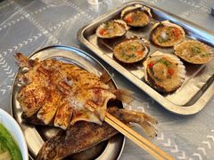 烤小海鱼-涠洲岛香蕉鸡