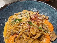 芝士蘑菇鲜虾意大利面-BE BRIGHT KITCHEN(正佳广场店)