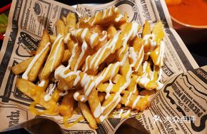 Cheese Honey Mustard Fries